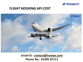 flight booking api cost