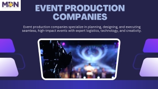 Choosing the Right Event Production Companies for Your Next Event