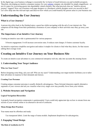 in the digital age your business webpage