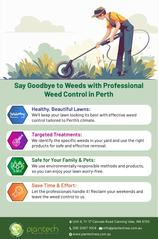 Say Goodbye to Weeds with Professional Weed Control in Perth