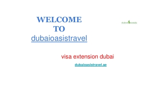 welcome to dubaioasistravel