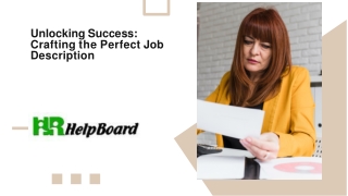 unlocking success crafting the perfect job description