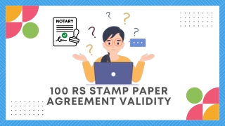 100 rs stamp paper agreement validity