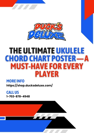 The Ultimate Ukulele Chord Chart Poster — A Must-Have for Every Player