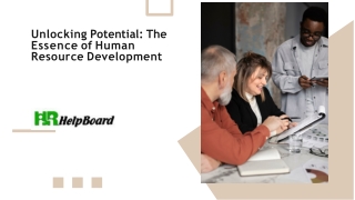 unlocking potential the essence of human resource development