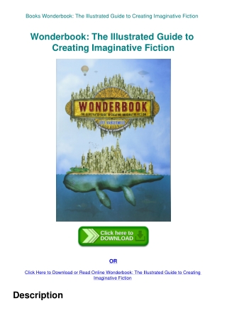 Books  Wonderbook The Illustrated Guide to Creating Imaginative Fiction