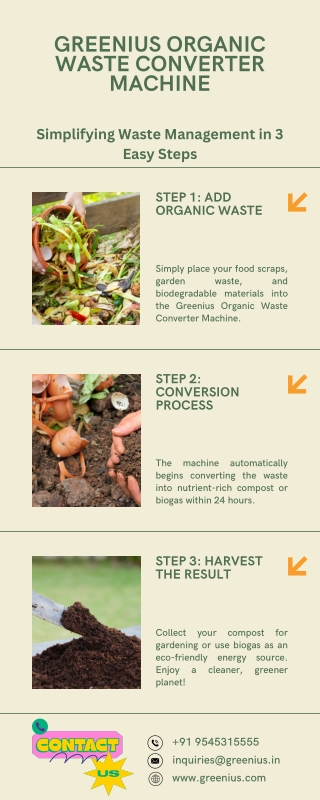 organic waste converter machine | Greenius