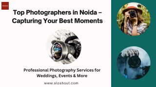 Best Photographers in Noida for Wedding | Sloshout