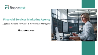 Financial Services Marketing Agency - Finanztext