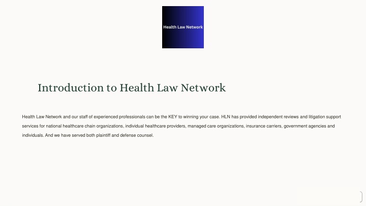 introduction to health law network