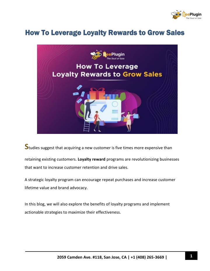 how to leverage loyalty rewards to grow sales