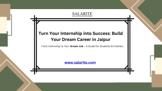turn your internship into success build your