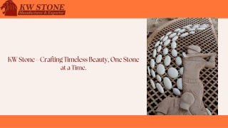 Stone feature wall