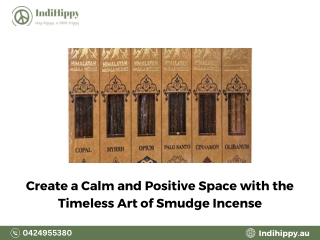 create a calm and positive space with