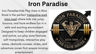 Indo Paradise Kids Play Area in Mira Road is the perfect trampoline park mira road where kids can jump, bounce, and have