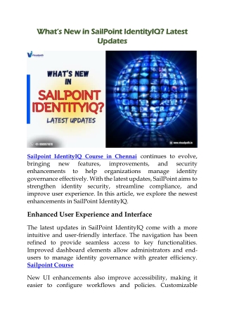 what s new in sailpoint identityiq latest what