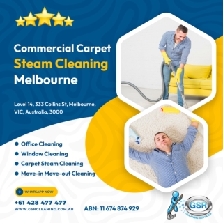 Commercial Carpet Steam Cleaning Services in Melbourne