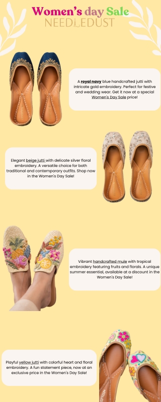 Women's day sale upto 50% off  Needledust