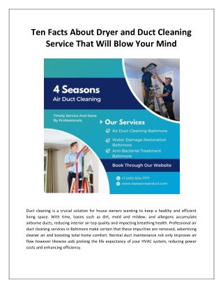 7 Advices That You Must Listen Before Studying Duct Cleaning Services