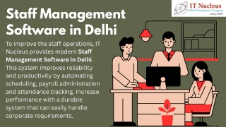 Staff management software in Delhi