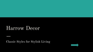 harrow decor