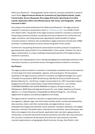 meticulous research leading global market