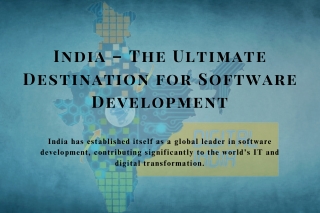 india the ultimate destination for software