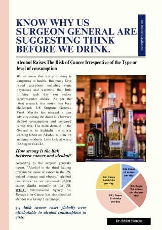 know why us surgeon general are suggesting think