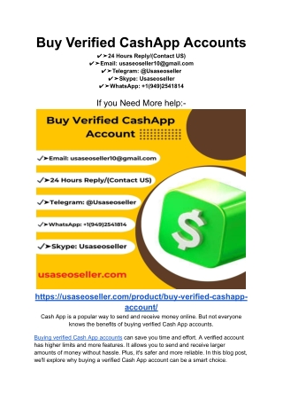 Buy verified cashapp account btc enable