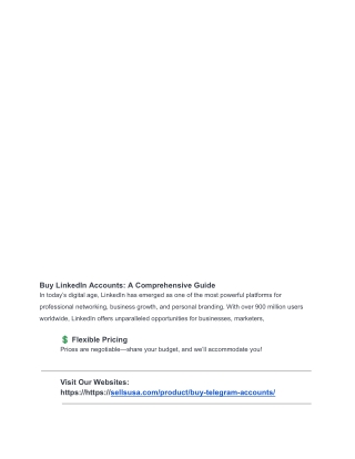 Best Websites To Buy LinkedIn Accounts _ 500 Connections USA