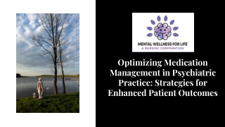 Optimizing Medication Management in Psychiatric Practice: Strategies for Enhance