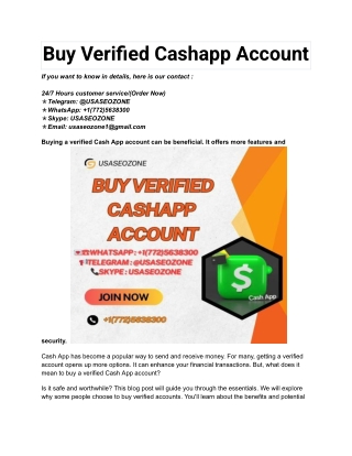 69 Best sites To Buy Verified Cashapp Account in 2024_25