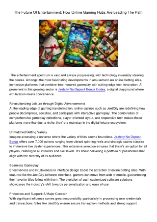 the future of entertainment how online gaming