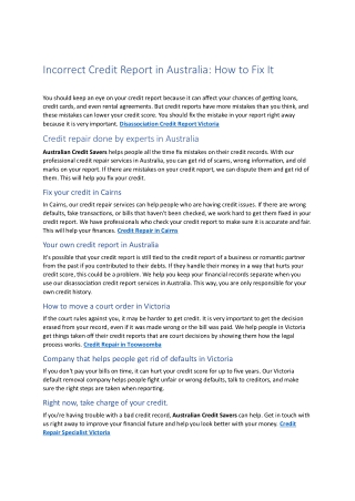 Court Judgment Removal Australia
