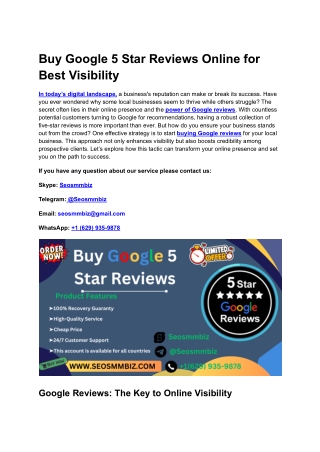 How To Buy Google 5 Star Reviews IN 2025