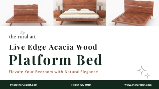 Upgrade Your Sleep with a Durable Solid Wood Platform Bed!