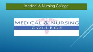 medical nursing college