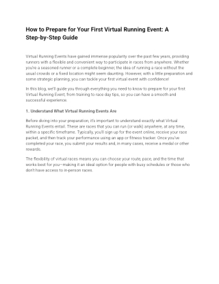 How to Prepare for Your First Virtual Running Event_ A Step-by-Step Guide