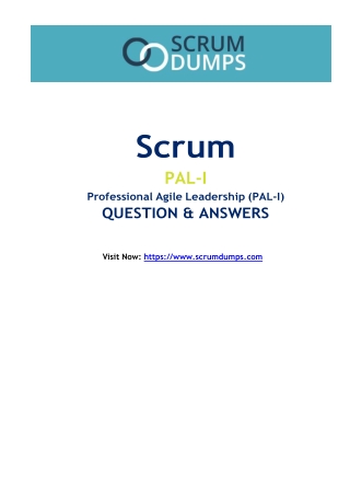 scrum pal i professional agile leadership