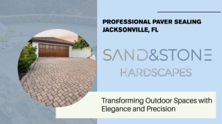 Professional Paver Sealing Jacksonville, FL