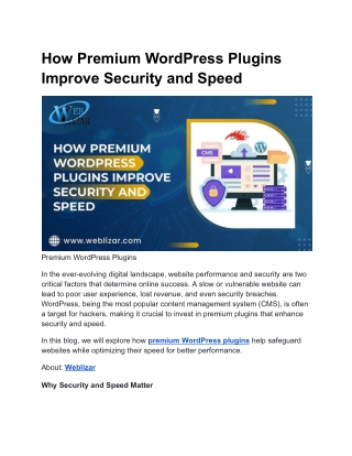 how premium wordpress plugins improve security