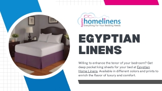 egyptian linens
