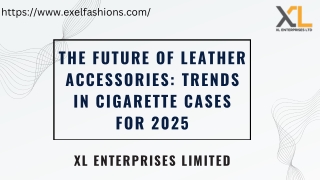 The Future of Leather Accessories Trends in Cigarette Cases for 2025