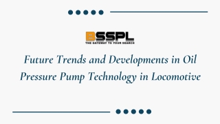 Future Trends and Developments in Oil Pressure Pump Technology in Locomotive
