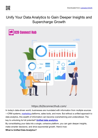 Unify Your Data Analytics to Gain Deeper Insights and Supercharge Growth
