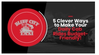 5 Clever Ways to Make Your Daily Cab Rides Budget-Friendly!