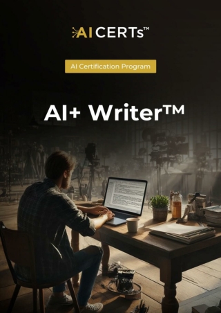 Advance Your Career with AI Writing Certification – Buy Now!