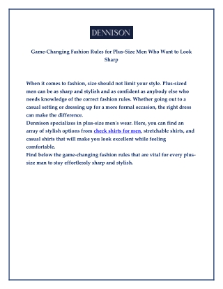game changing fashion rules for plus size