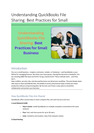 understanding quickbooks file sharing best