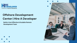 offshore development center hire a developer